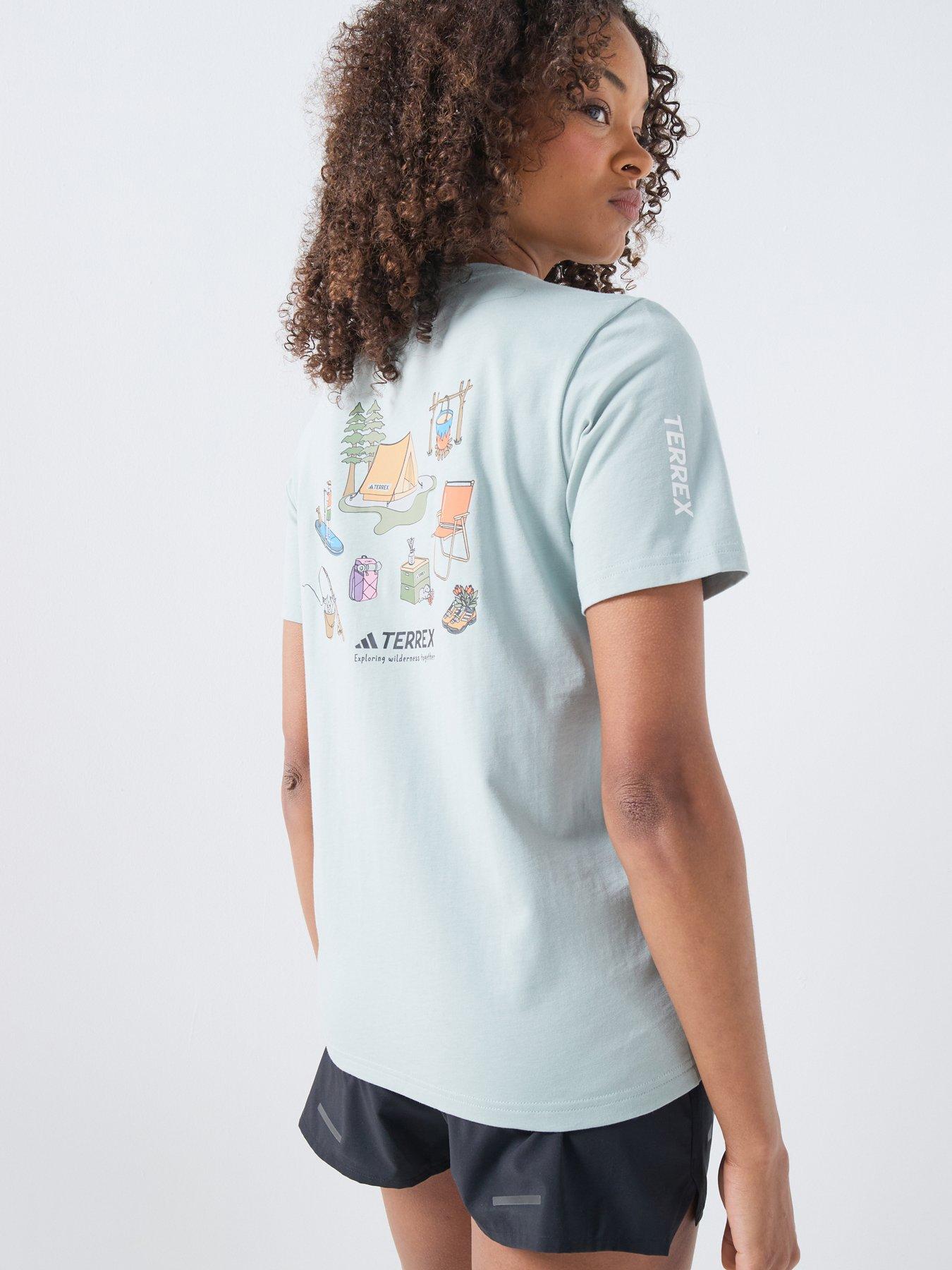 adidas Terrex Womens Xpl Graphic T-Shirt - Green