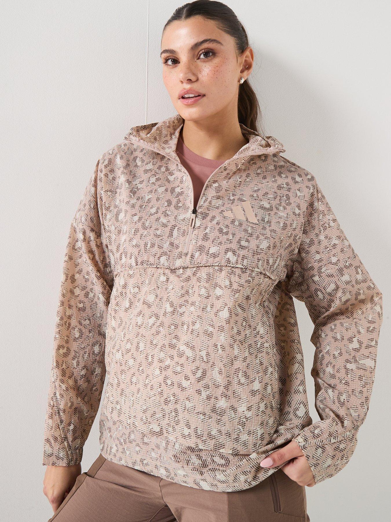 adidas Terrex Womens Xpl Printed Windbreaker - Beige