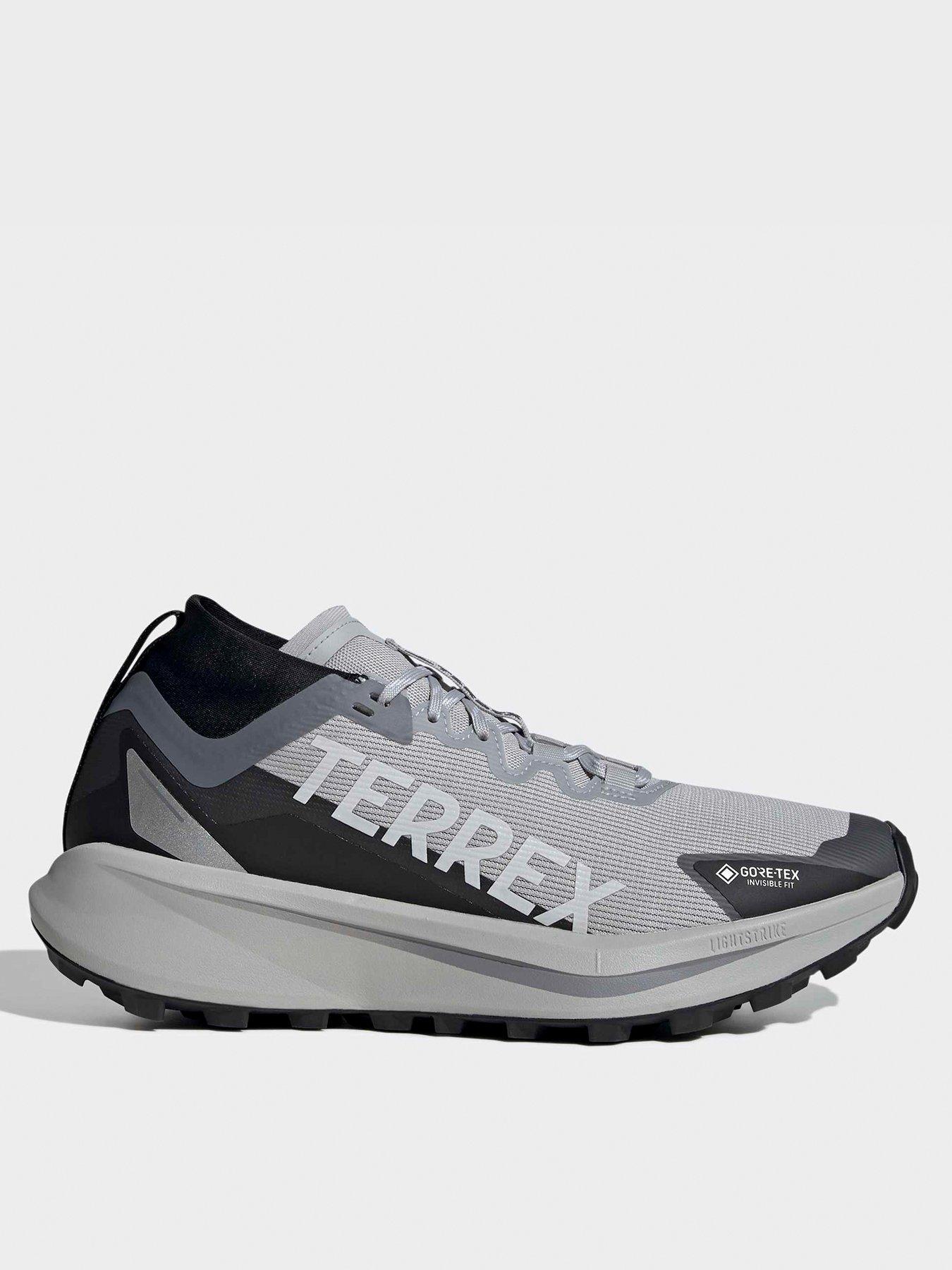 adidas Terrex Mens Trail Running Agravic Goretex Trainers - Grey