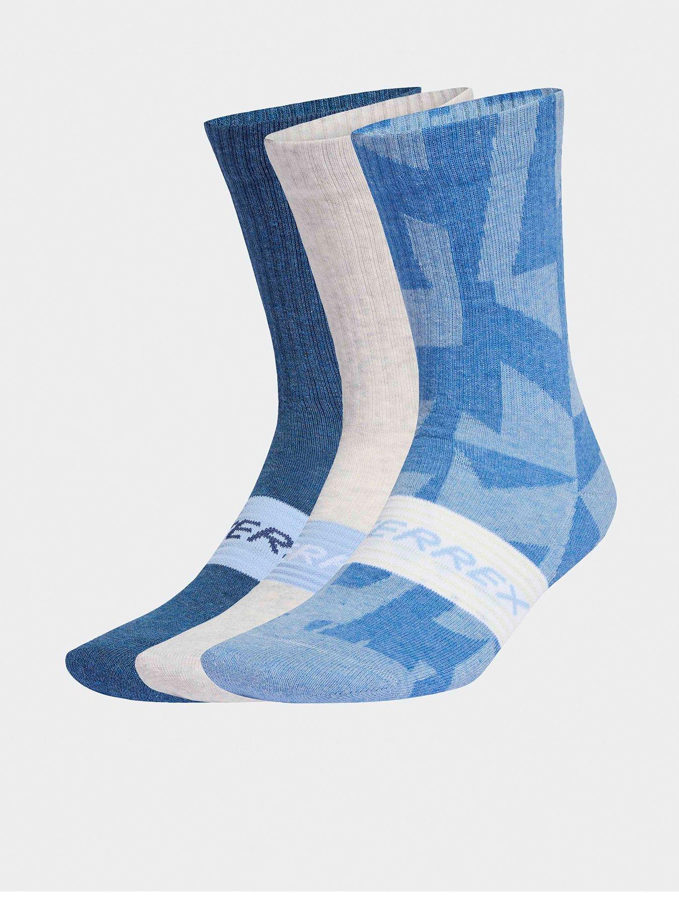 Image 1 of 2 of adidas Terrex Unisex 3 Pack Hiking Socks - Blue