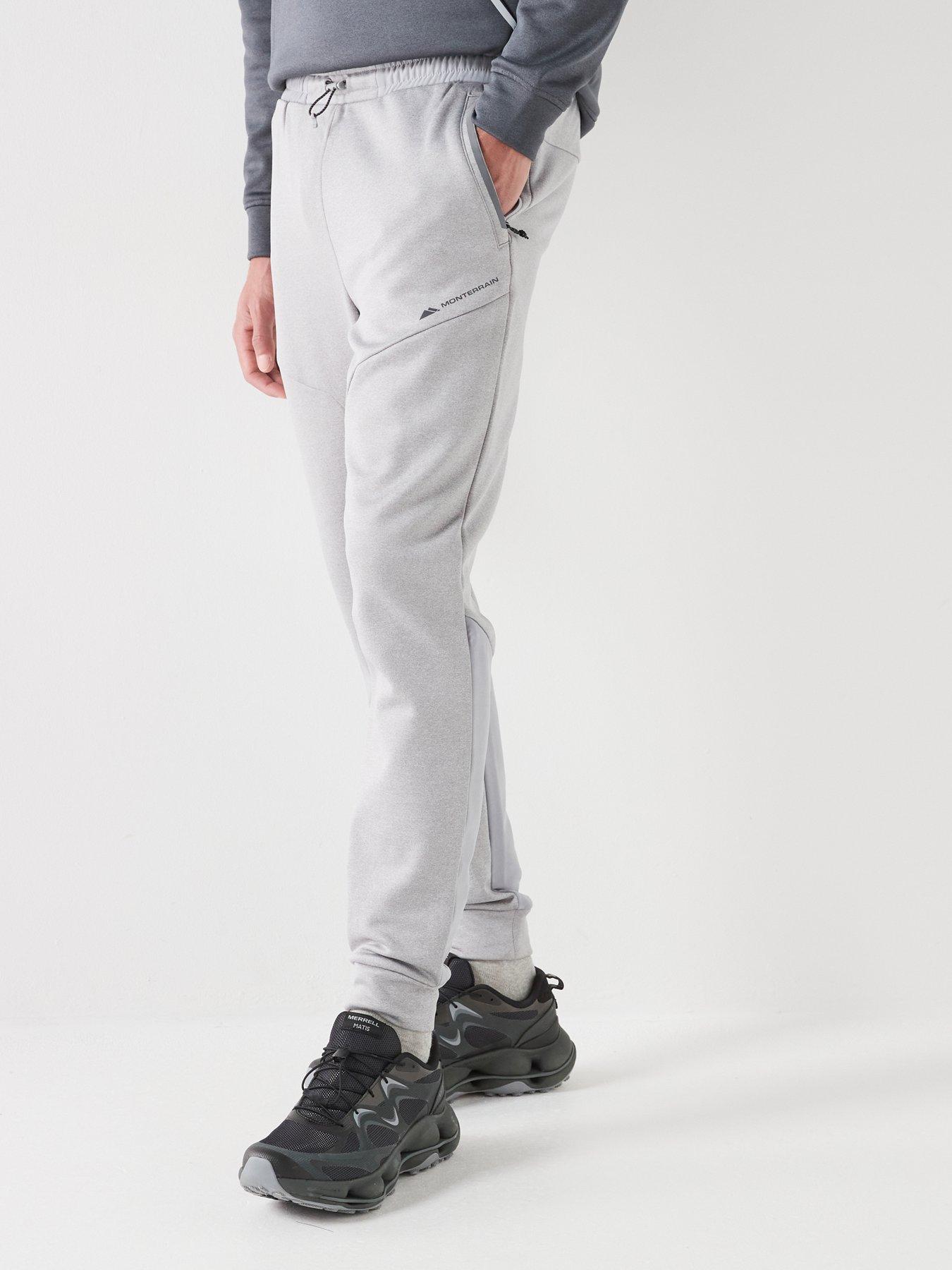 Monterrain Mens Speed 20 Poly Fleece Jogger - Grey