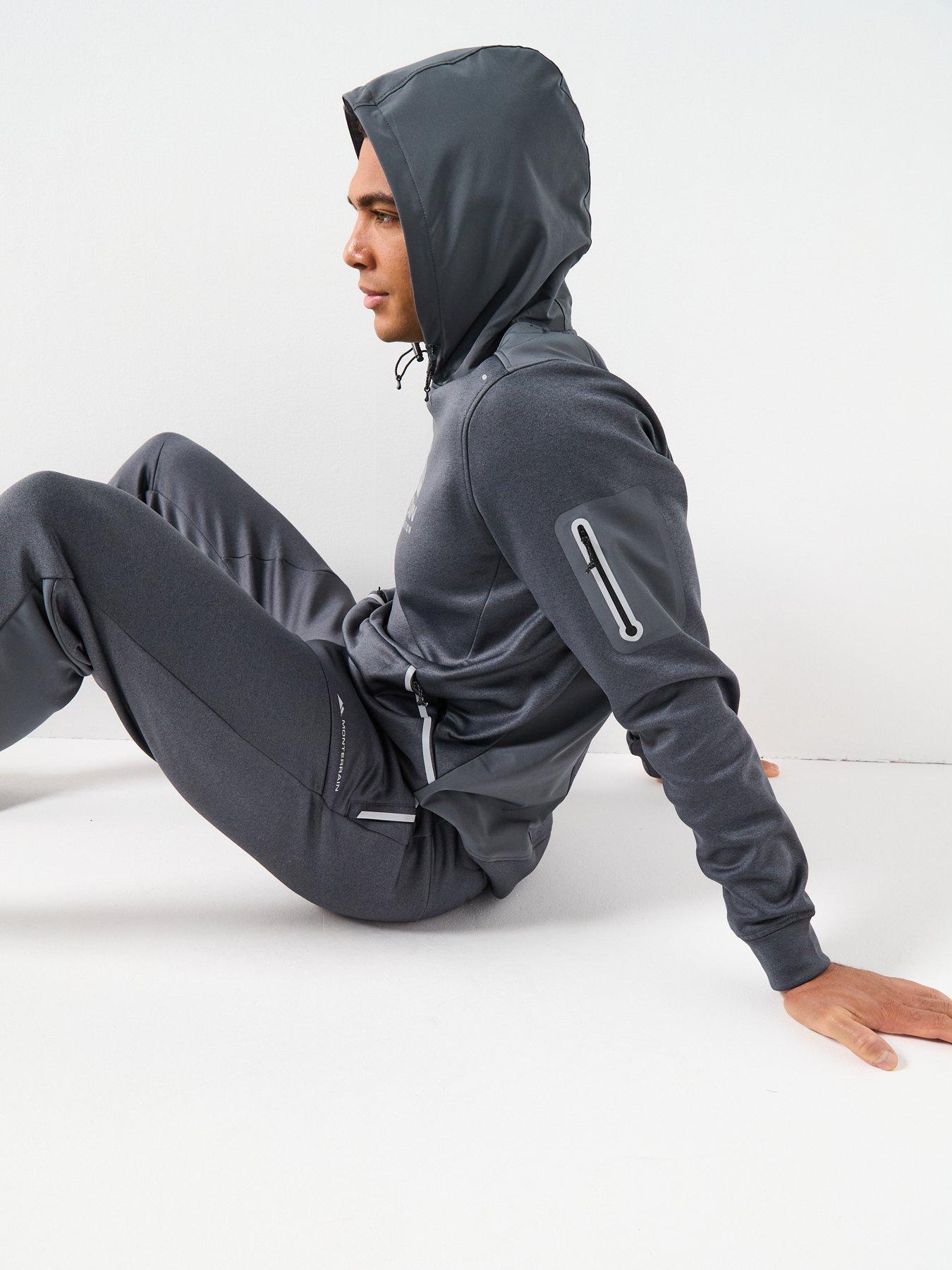 Image 5 of 6 of Monterrain Mens Speed 20 Poly Fleece Jogger - Grey