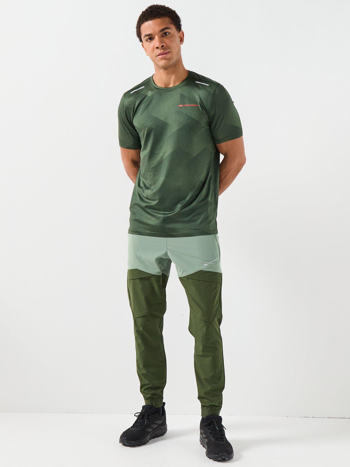  image of monterrain-mens-vault-woven-running-pant-green