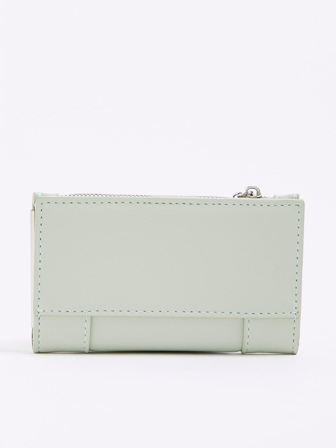  image of river-island-boucle-bow-mini-purse-green