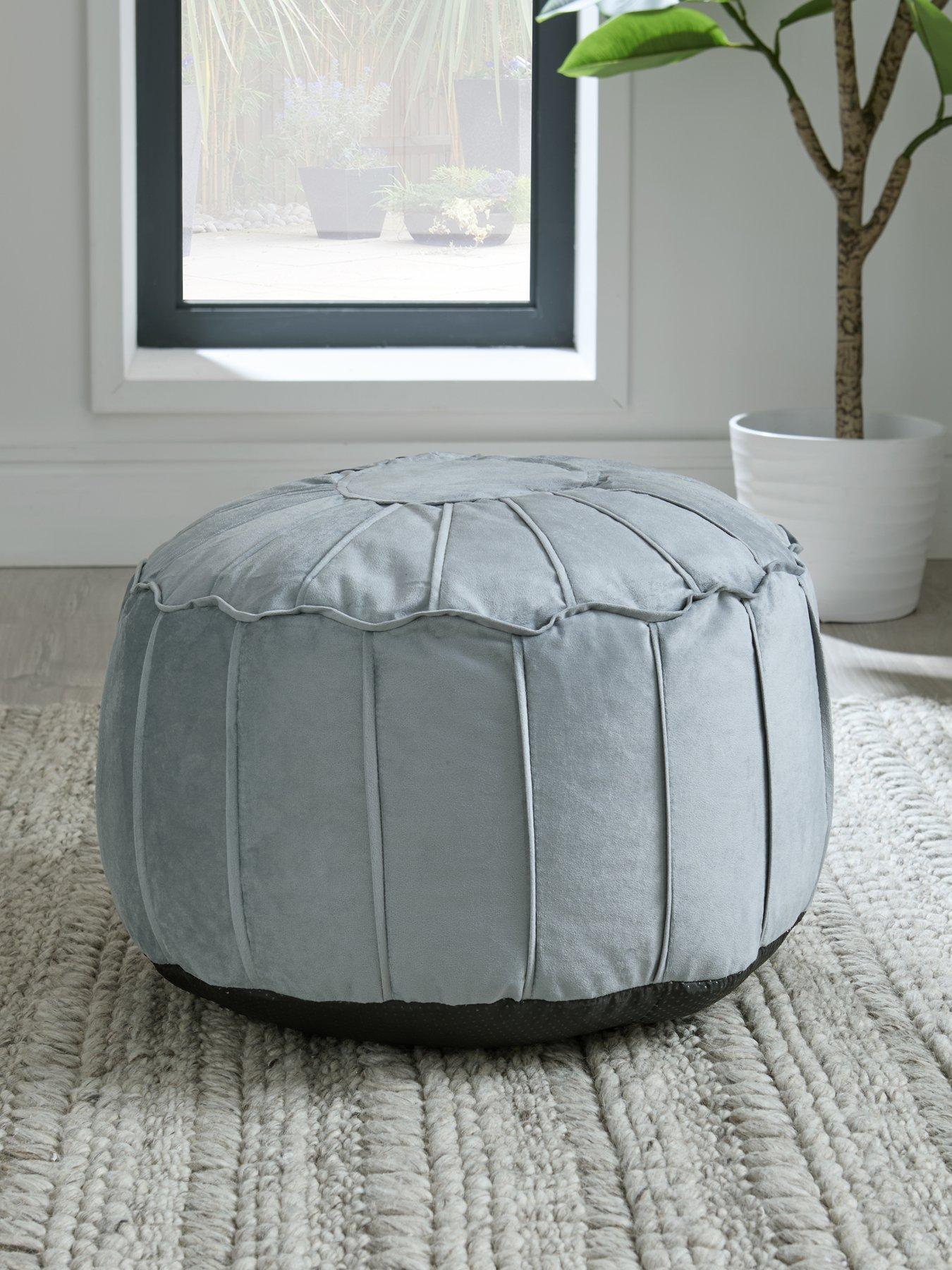 Very Home Moroccan Velvet Pouffe
