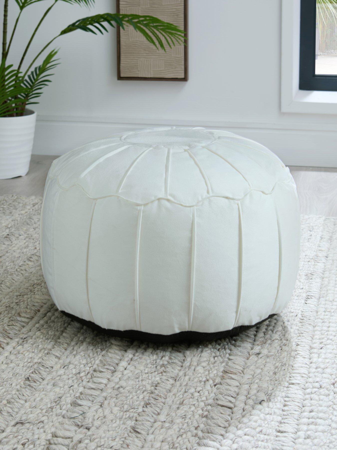 Image 1 of 6 of The Very Collection Moroccan Velvet Pouffe