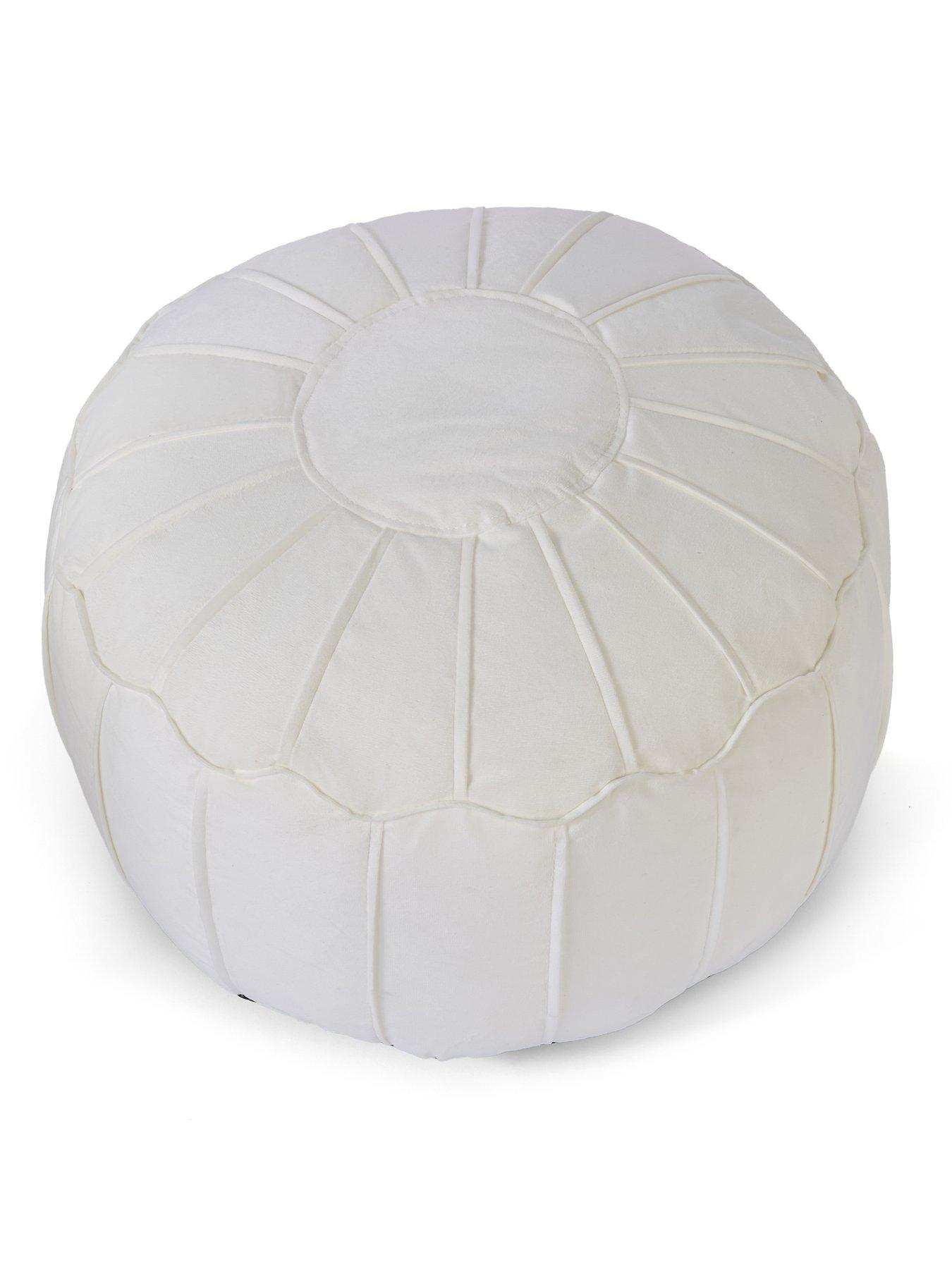  image of very-home-moroccan-velvet-pouffe