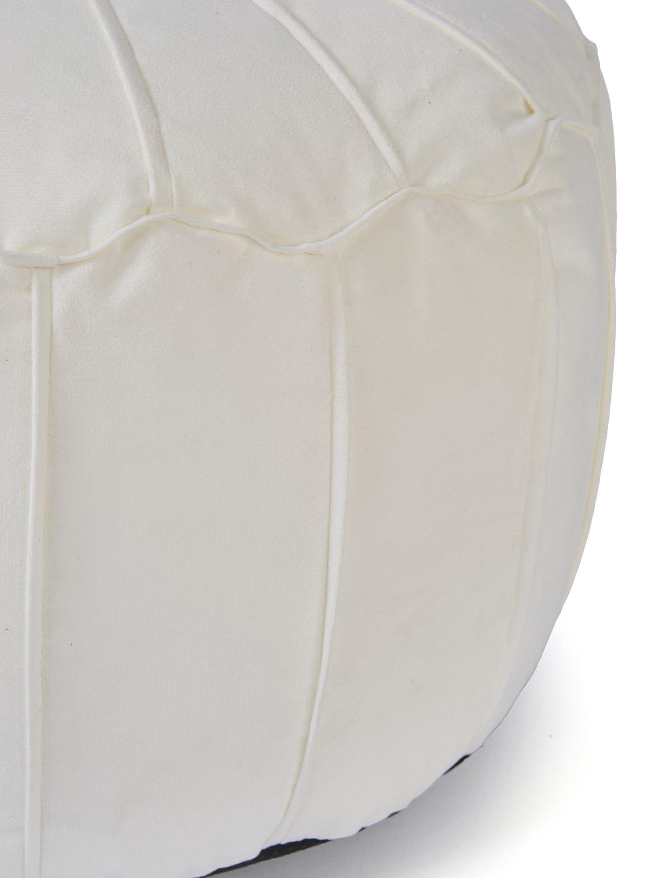 Image 4 of 6 of The Very Collection Moroccan Velvet Pouffe
