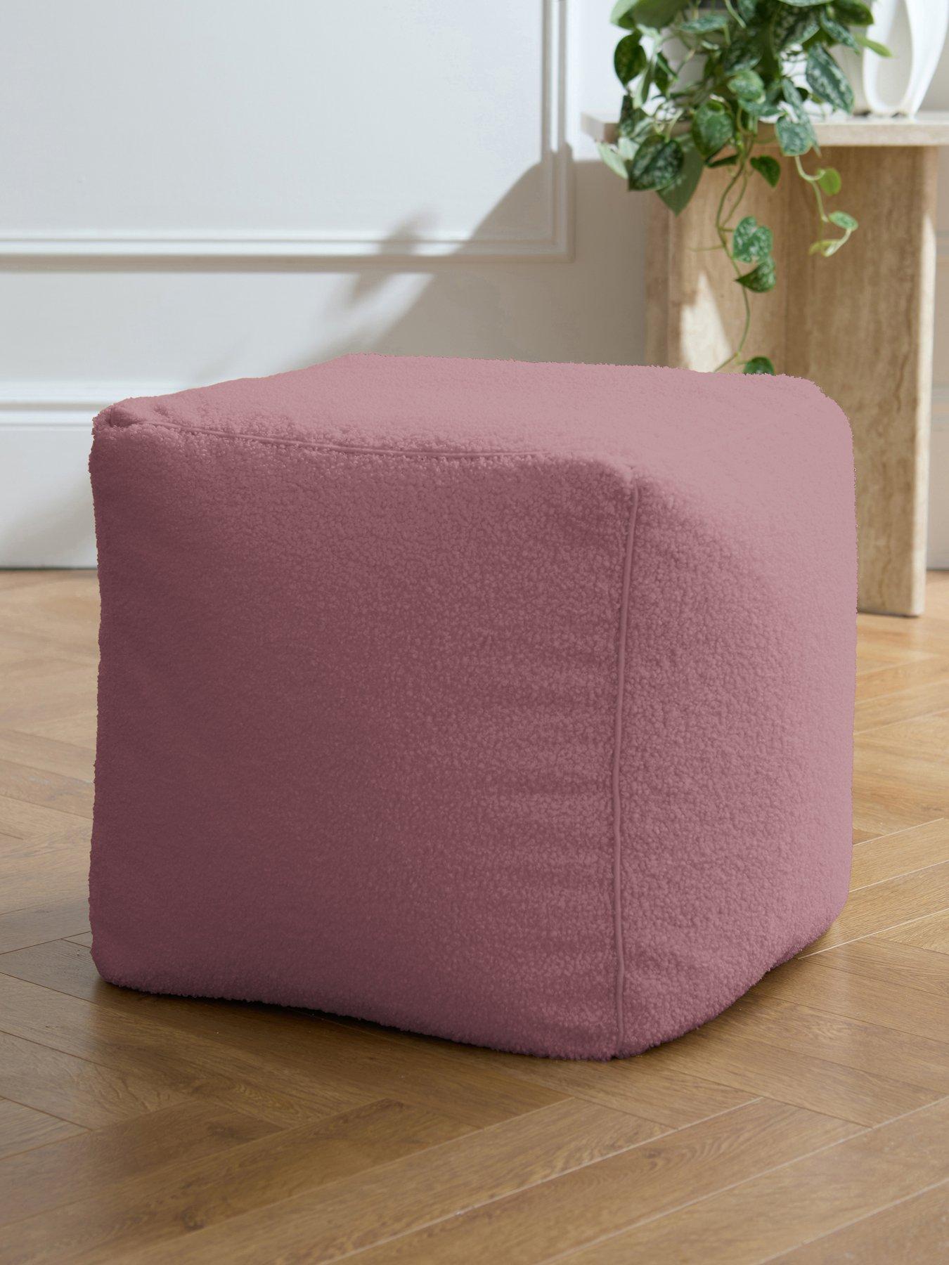 The Very Collection Boucle Cube Beanbag
