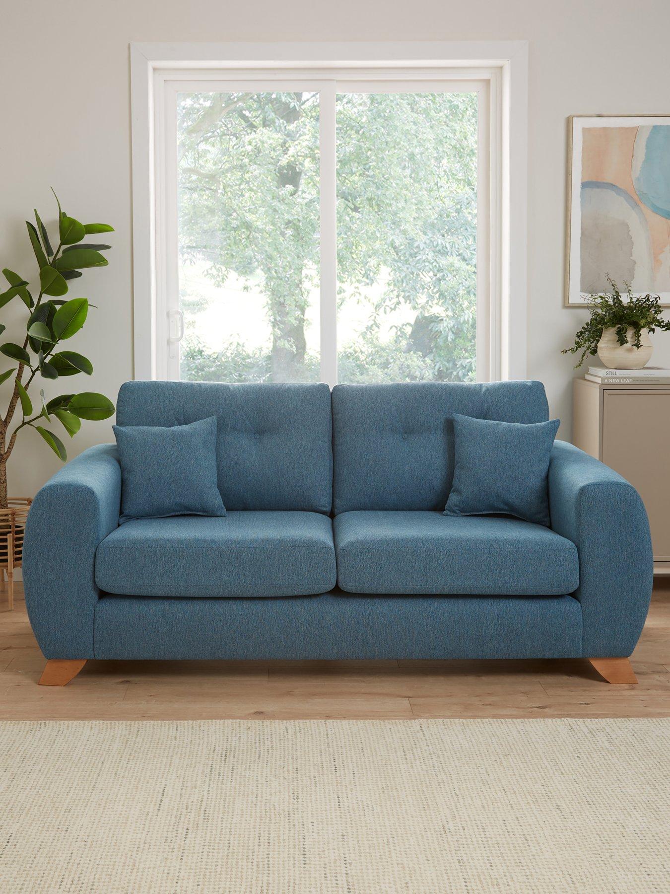 The Very Collection Prent Chenille 3 Seater Sofa- Made to Order in the UK