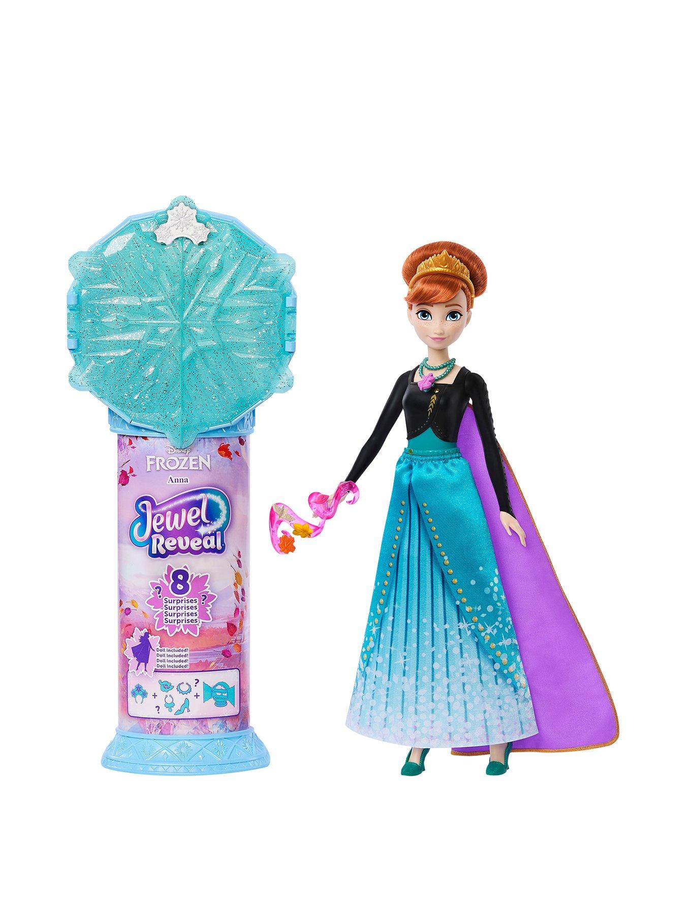 Disney Frozen Jewel Reveal Anna Doll  &  Accessories