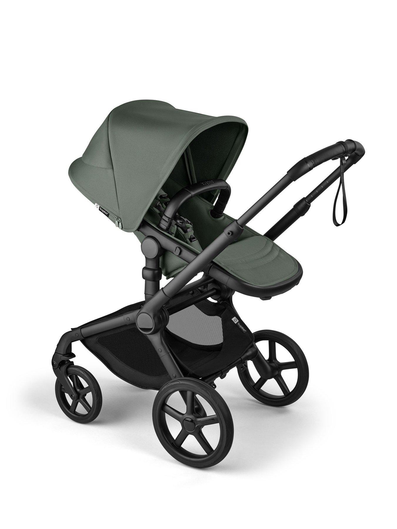 Image 2 of 7 of Bugaboo Fox 5 Renew Complete Pushchair - Black/Forest Green