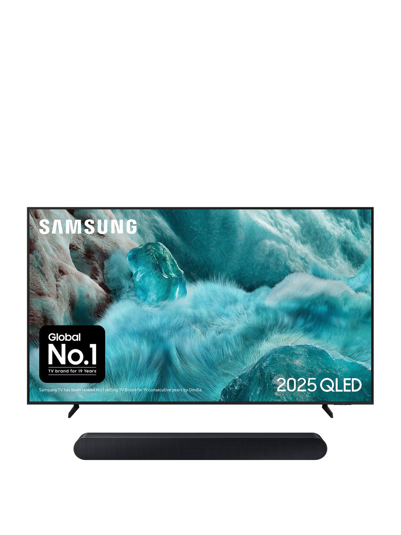 Samsung TV & Soundbar Package- QE85Q7FA, 85 inch, QLED 4K, Smart TV and S60D 5.0ch, All-in-One Soundbar, Q-Symphony,Dolby Atmos
