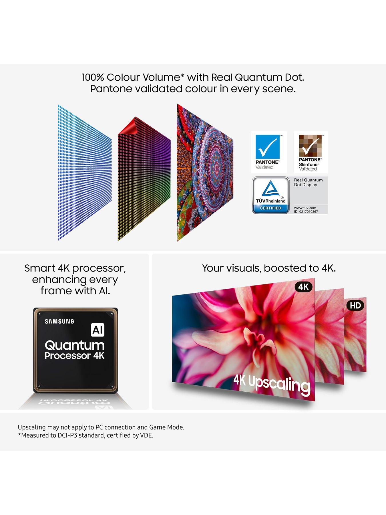 Image 3 of 8 of Samsung TV & Soundbar Package- QE43Q7FA, 43 inch, QLED 4K, Smart TV S60D 5.0ch, All-in-One Soundbar, Q-Symphony,Dolby Atmos