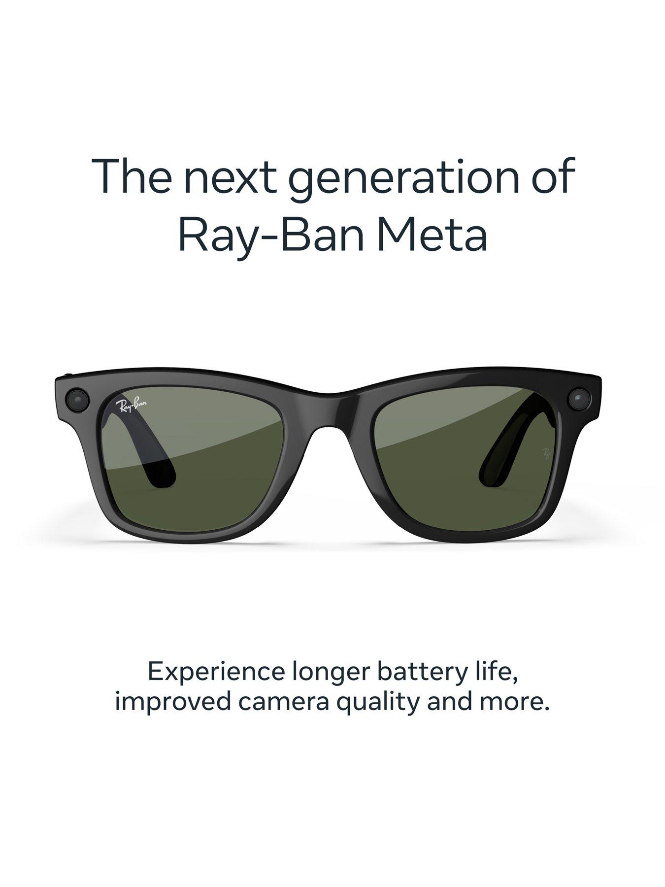  image of ray-ban-meta-wayfarer-gen-2-shiny-black-green-lenses