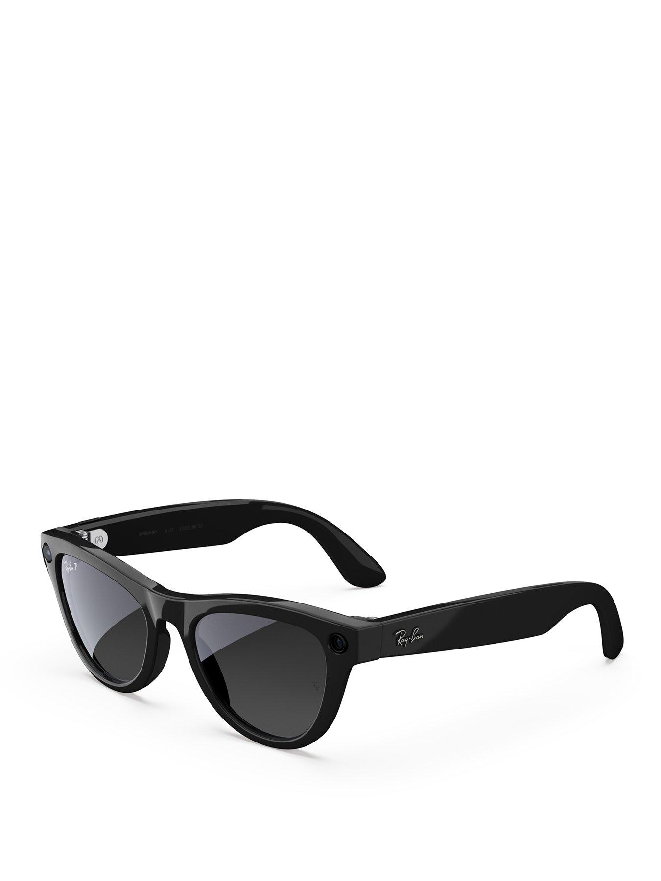 Image 1 of 8 of Ray-Ban Meta Skyler (Gen 2) - Shiny Black, Polarised Gradient Graphite lenses