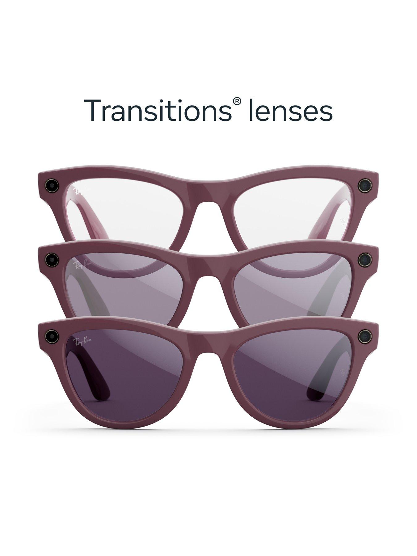 Image 7 of 8 of Ray-Ban Meta Skyler (Gen 2) - Shiny Mystic Violet, Transitions<sup>&reg;</sup> Amethyst lenses