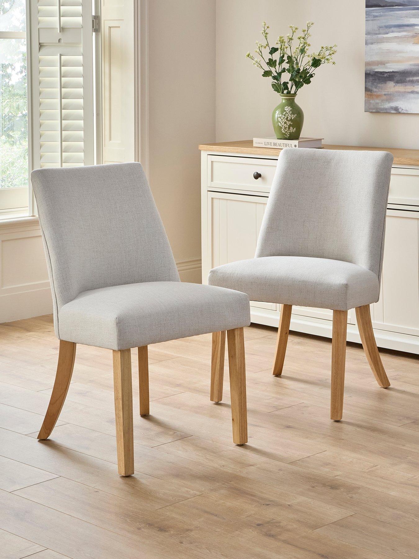 Image 1 of 7 of The Very Collection Stanford Pair Of Plain Back Dining Chairs - FSC&reg; Certified