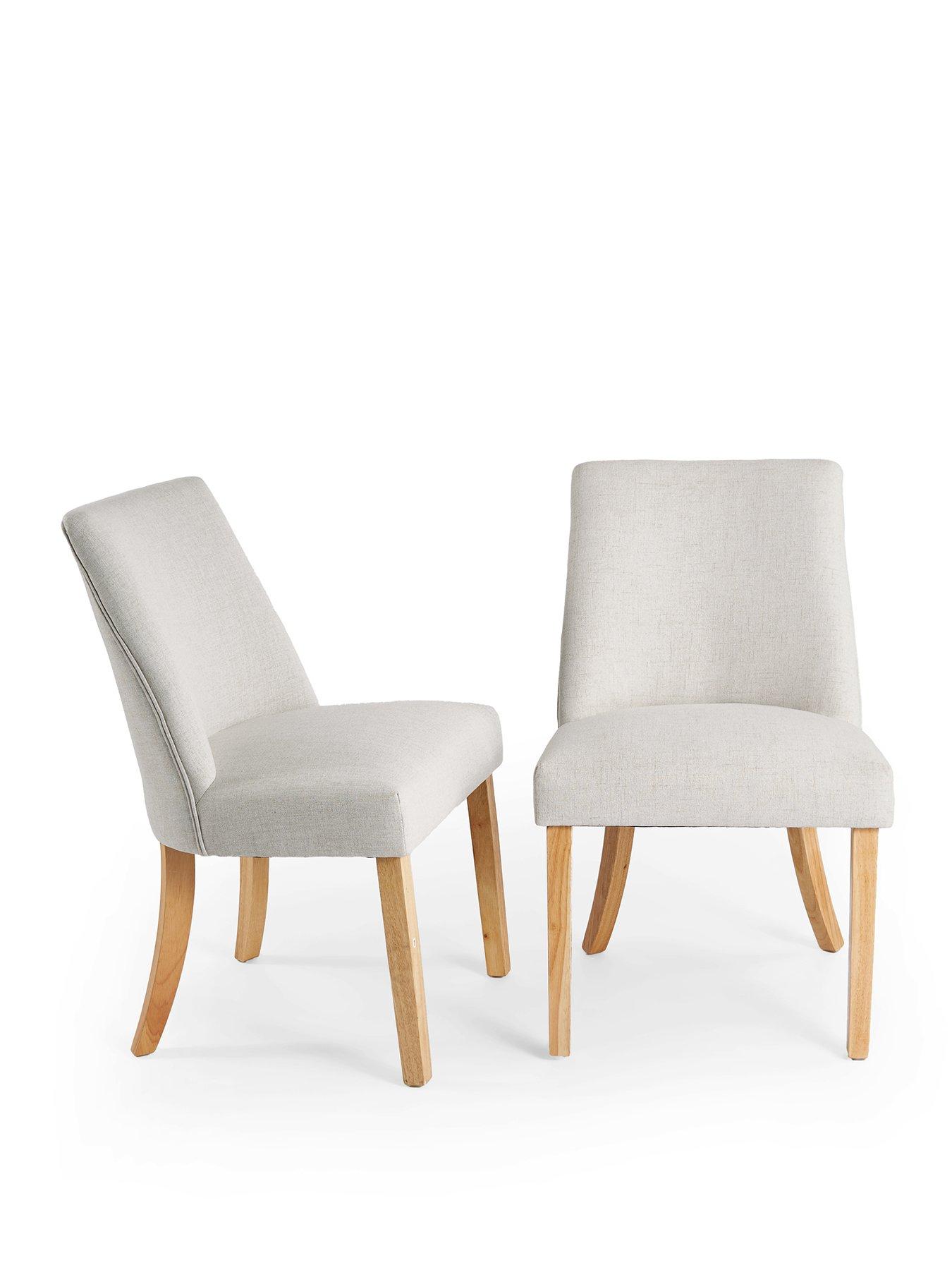 Image 2 of 7 of The Very Collection Stanford Pair Of Plain Back Dining Chairs - FSC&reg; Certified