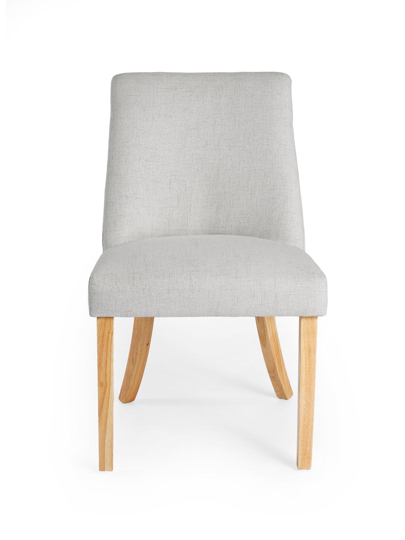 Image 3 of 7 of The Very Collection Stanford Pair Of Plain Back Dining Chairs - FSC&reg; Certified