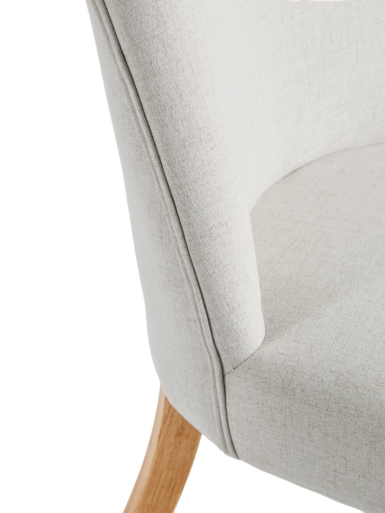 Image 4 of 7 of The Very Collection Stanford Pair Of Plain Back Dining Chairs - FSC&reg; Certified