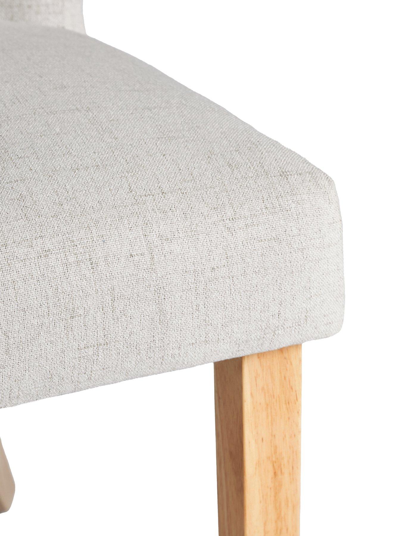 Image 5 of 7 of The Very Collection Stanford Pair Of Plain Back Dining Chairs - FSC&reg; Certified