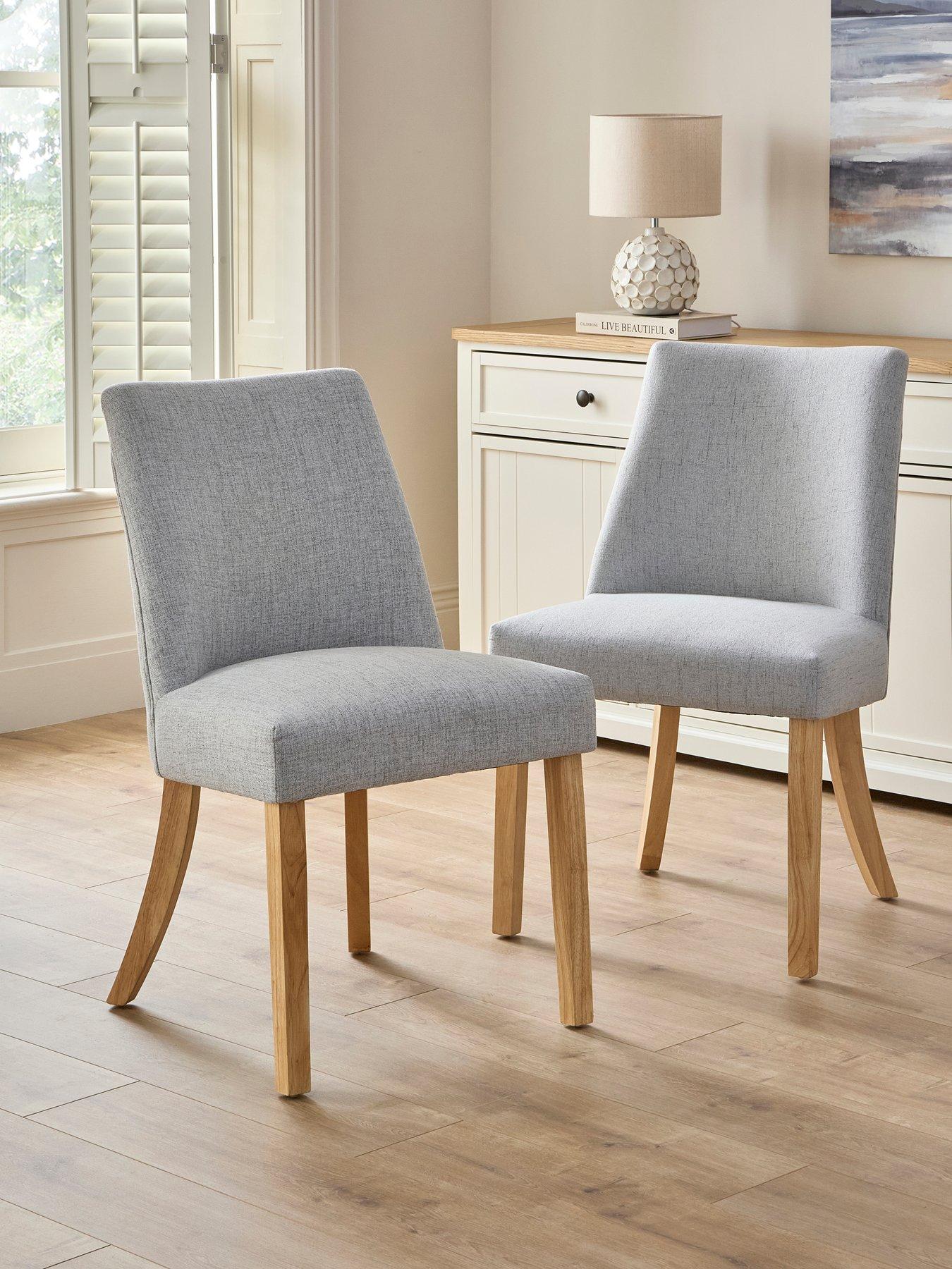 Image 1 of 7 of The Very Collection Stanford Pair Of Plain Back Dining Chairs - FSC&reg; Certified