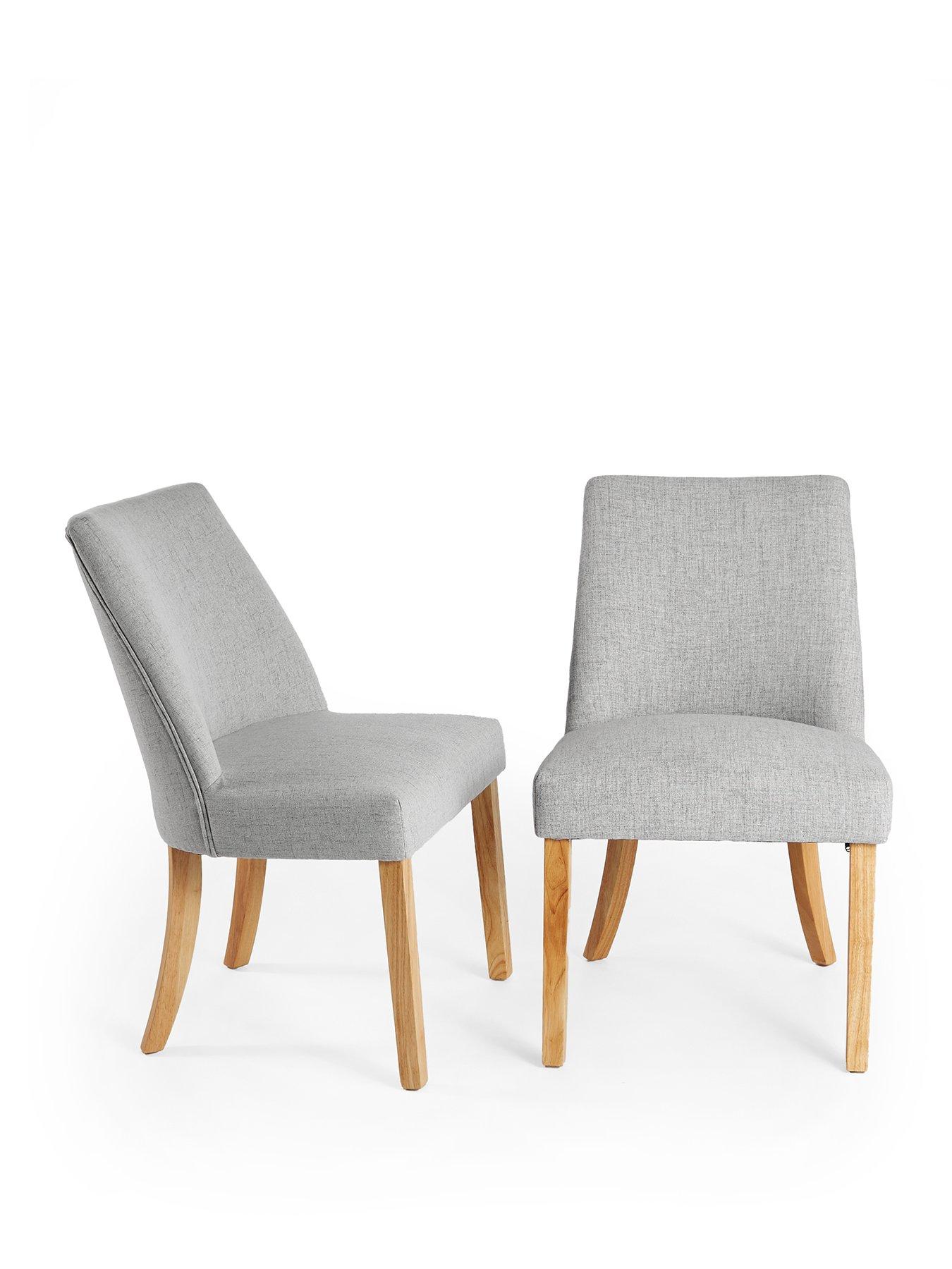 Image 2 of 7 of The Very Collection Stanford Pair Of Plain Back Dining Chairs - FSC&reg; Certified