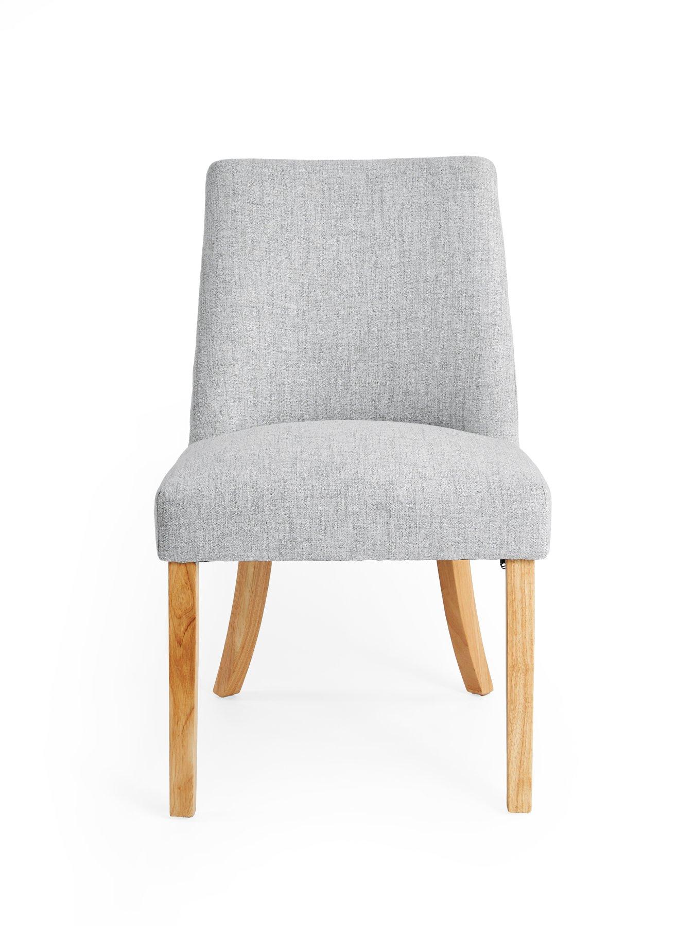 Image 3 of 7 of The Very Collection Stanford Pair Of Plain Back Dining Chairs - FSC&reg; Certified