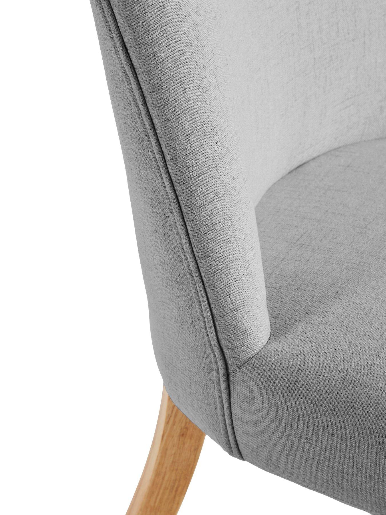 Image 4 of 7 of The Very Collection Stanford Pair Of Plain Back Dining Chairs - FSC&reg; Certified