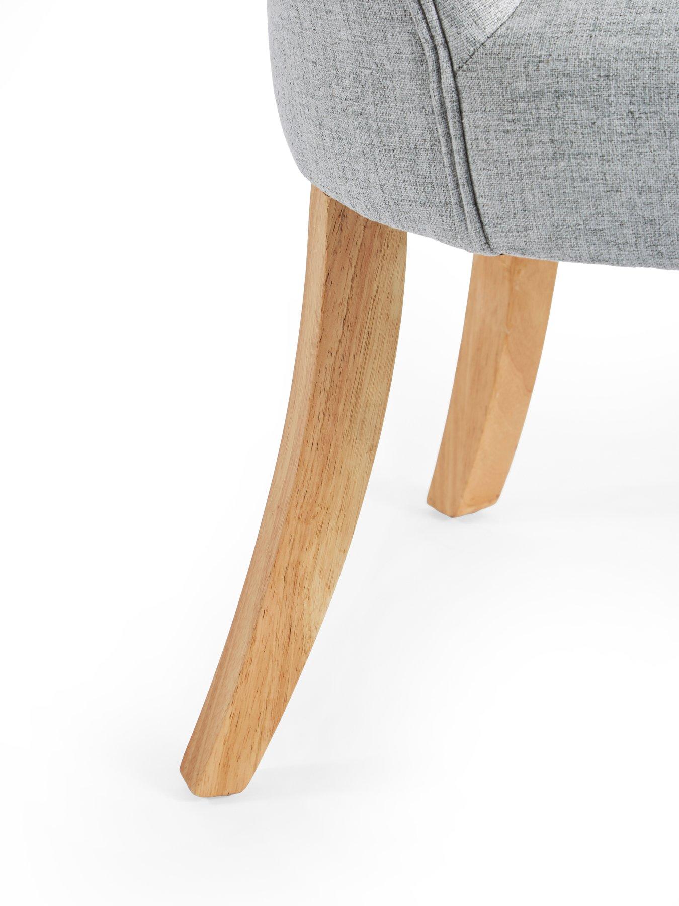 Image 6 of 7 of The Very Collection Stanford Pair Of Plain Back Dining Chairs - FSC&reg; Certified