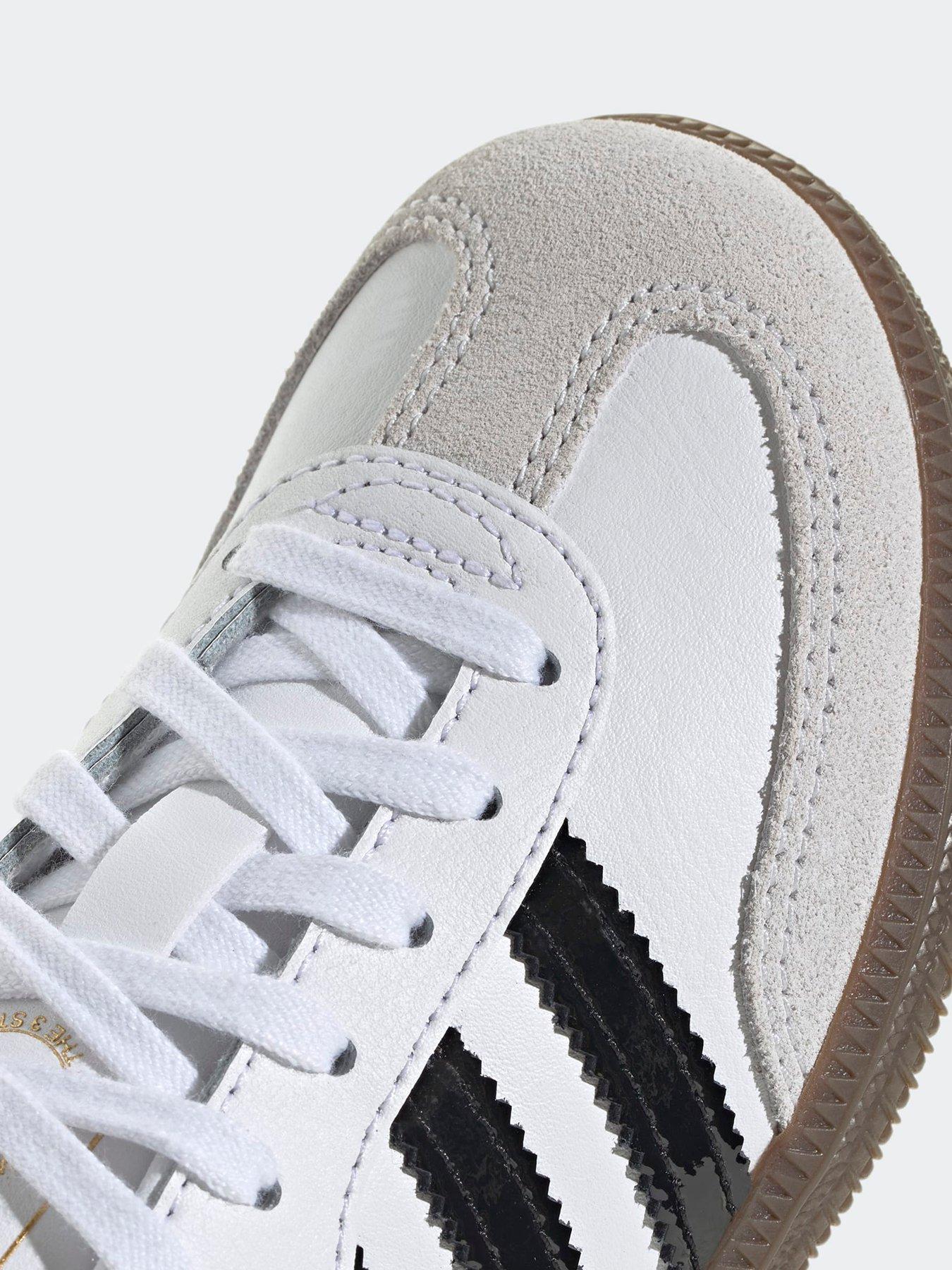 Image 7 of 7 of adidas Originals Kids Samba Og Trainers - White