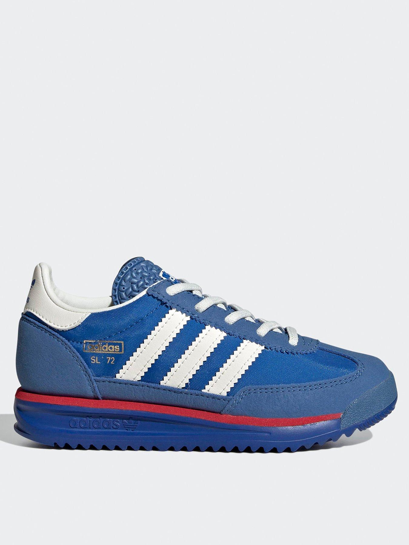 Image 1 of 7 of adidas Originals Kids Sl 72 Rs Elastic Trainers - Blue