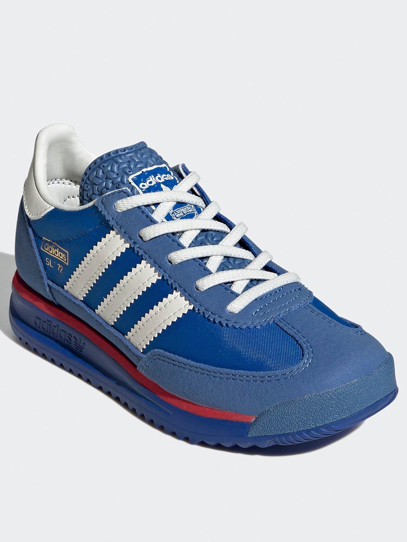 Image 2 of 7 of adidas Originals Kids Sl 72 Rs Elastic Trainers - Blue