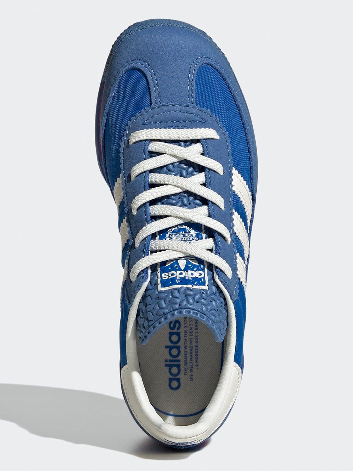 Image 4 of 7 of adidas Originals Kids Sl 72 Rs Elastic Trainers - Blue