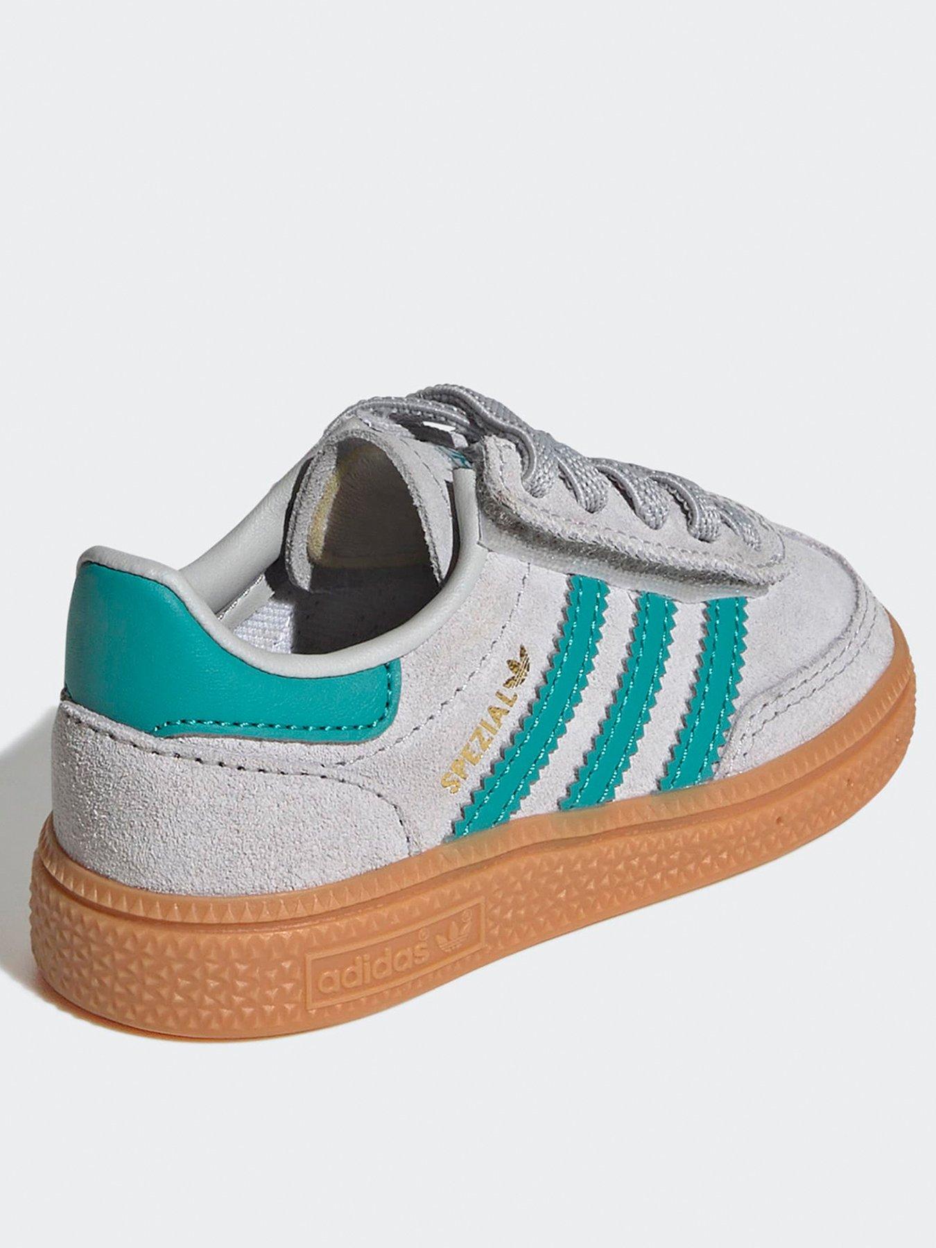  image of adidas-originals-kids-handball-spezial-elastic-trainers-grey
