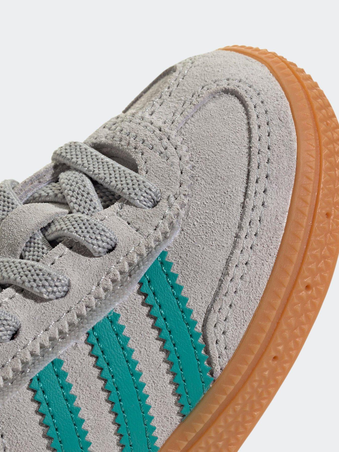  image of adidas-originals-kids-handball-spezial-elastic-trainers-grey
