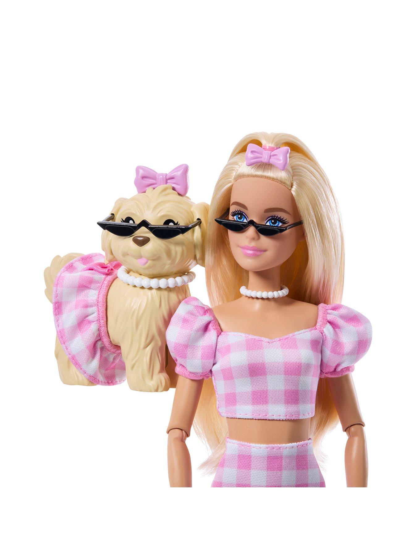 Image 3 of 6 of Barbie Twinning Looks Fashion Doll with Pet Dog - Blonde