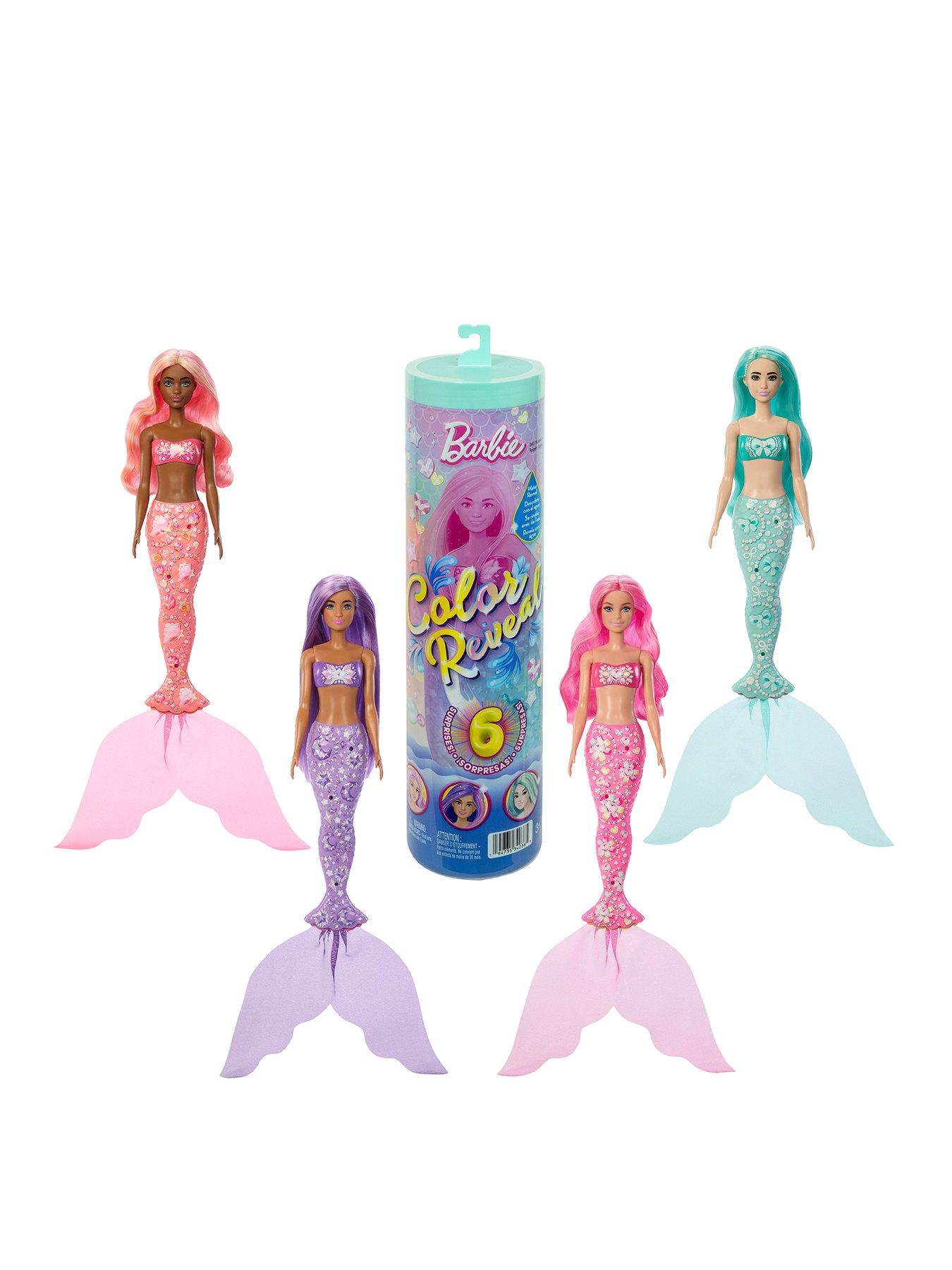Barbie Colour Reveal Mermaid Series Doll  &  Accessories with 6 Surprises