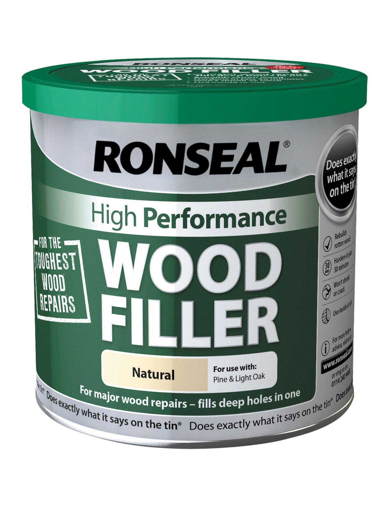  image of ronseal-high-performance-wood-filler-natural-550g