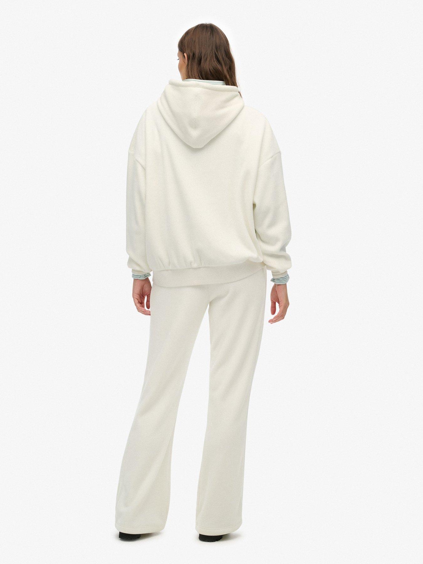  image of superdry-country-club-velour-track-pant-off-white