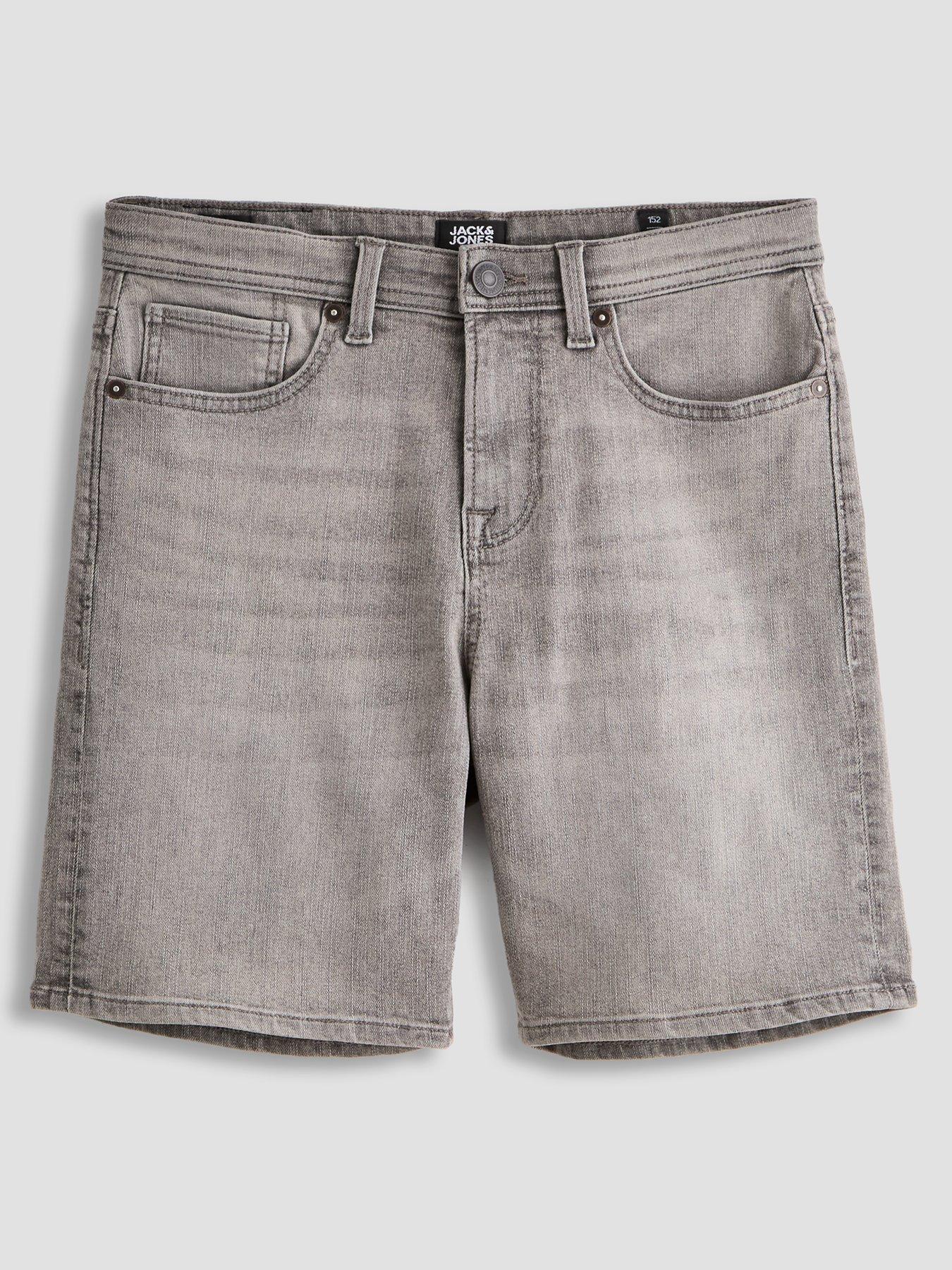 Jack & Jones Junior Boys Rick Denim Shorts - Grey