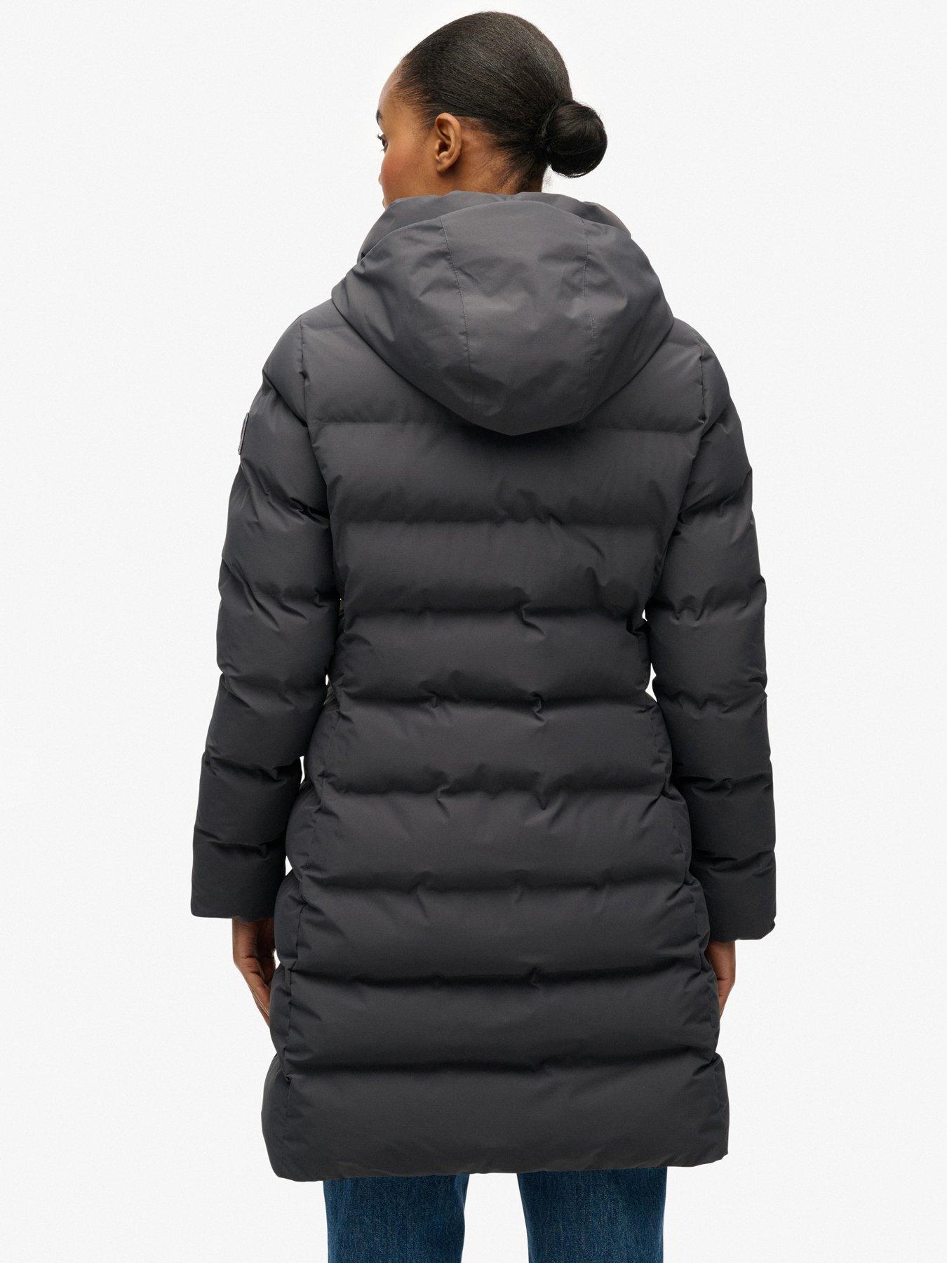  image of superdry-city-mid-padded-jacket-ebony-black