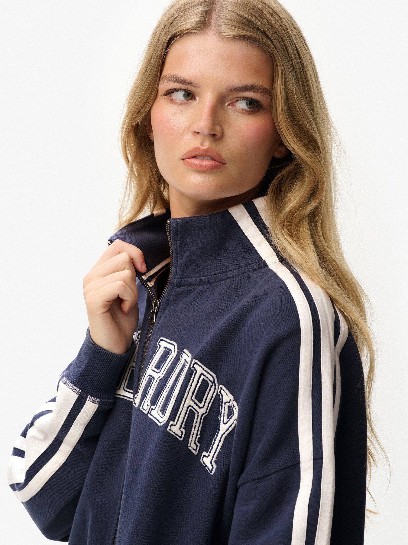  image of superdry-athletic-essentials-applique-loose-zip-track-top-mariner-navy