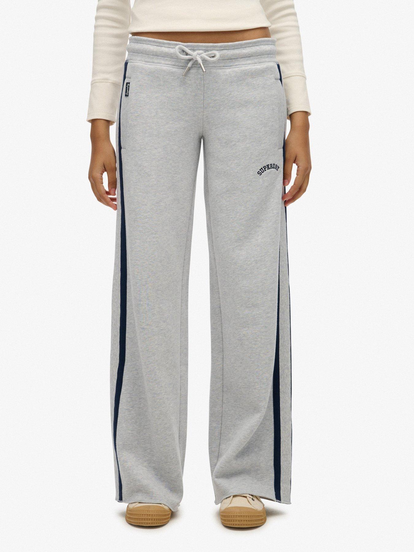  image of superdry-essential-logo-straight-jogger-glacier-grey-marl