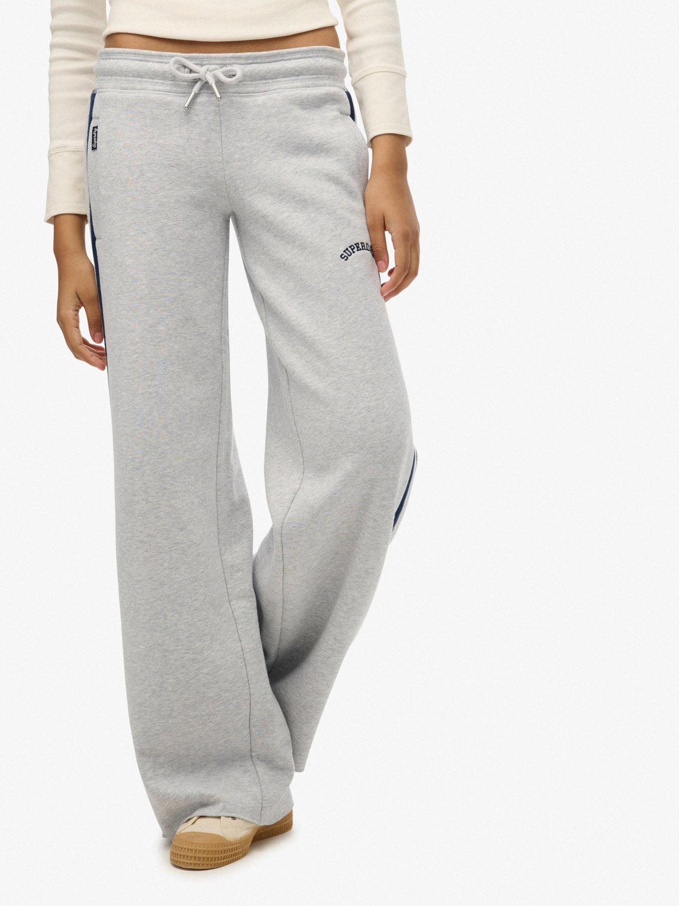  image of superdry-essential-logo-straight-jogger-glacier-grey-marl