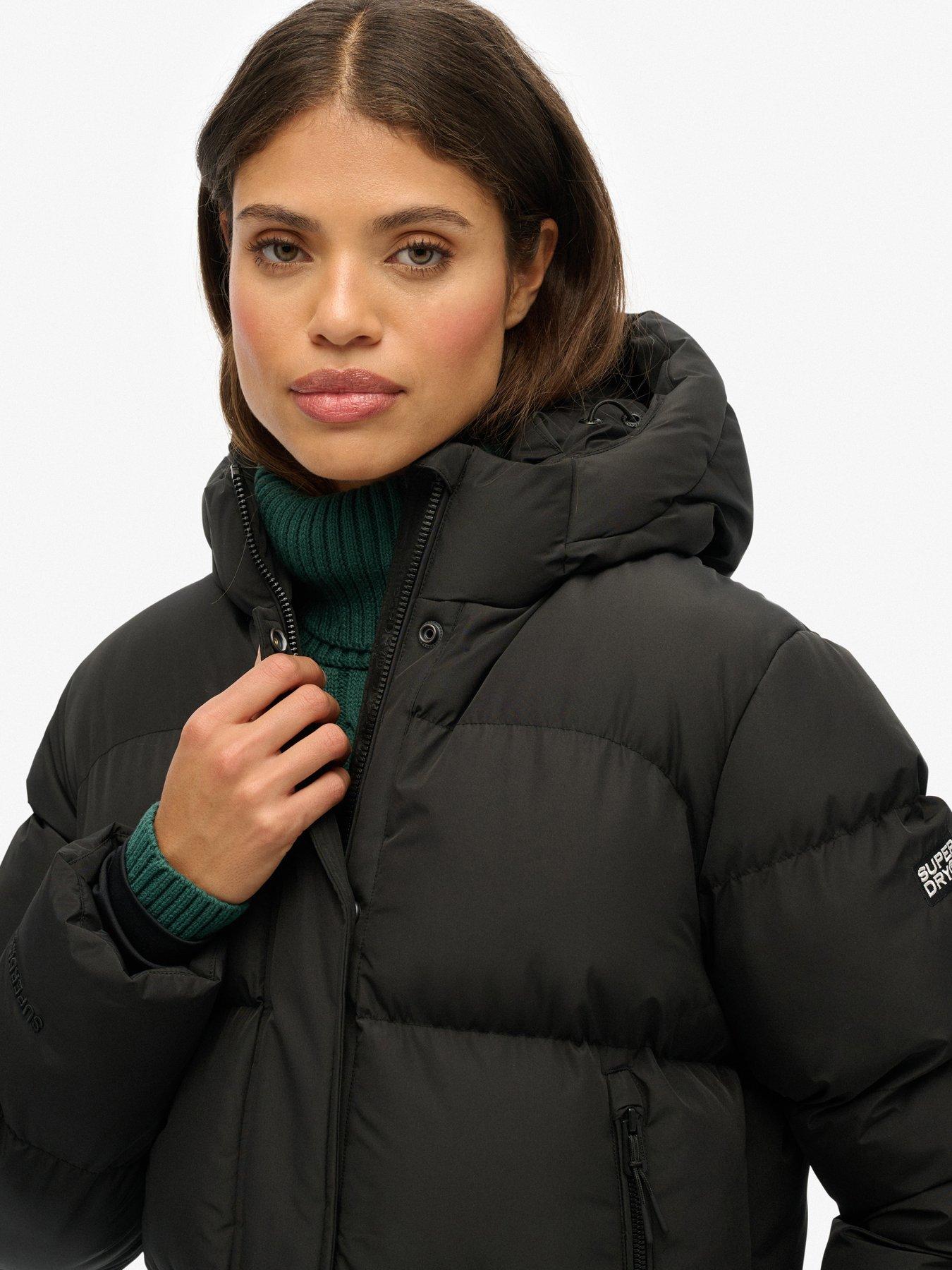  image of superdry-hooded-5-baffle-sports-puffer-black