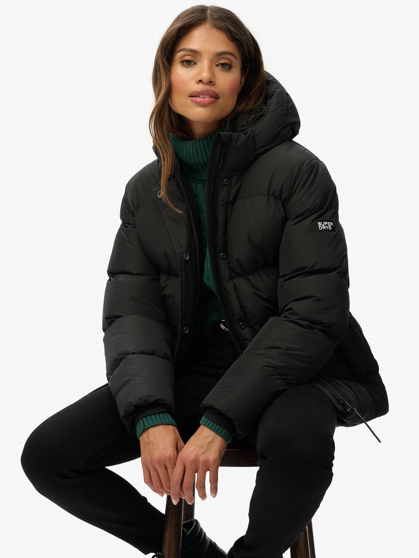  image of superdry-hooded-5-baffle-sports-puffer-black