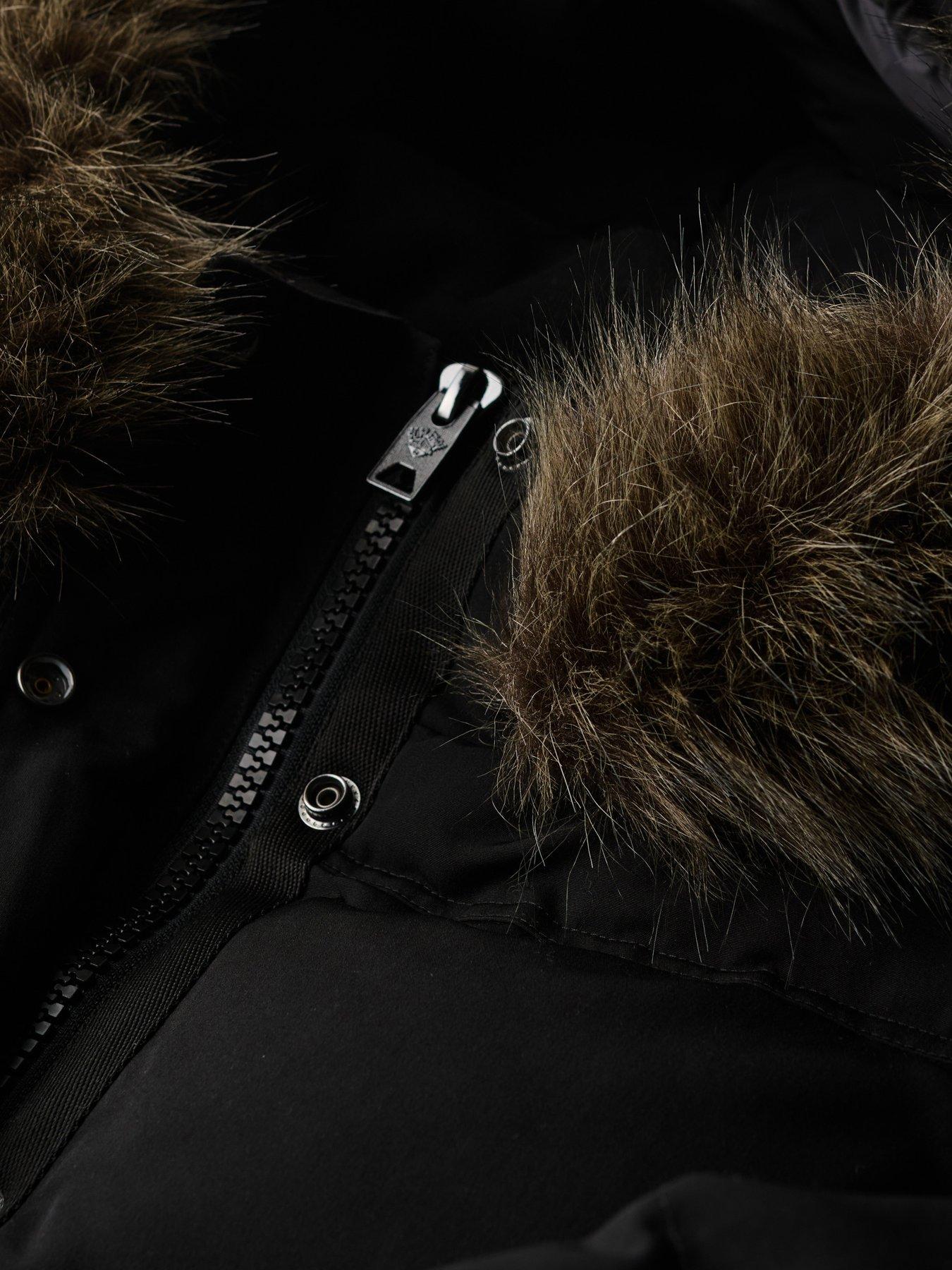 Image 7 of 7 of Superdry Everest 5 Baffle Puffer Jacket - Black