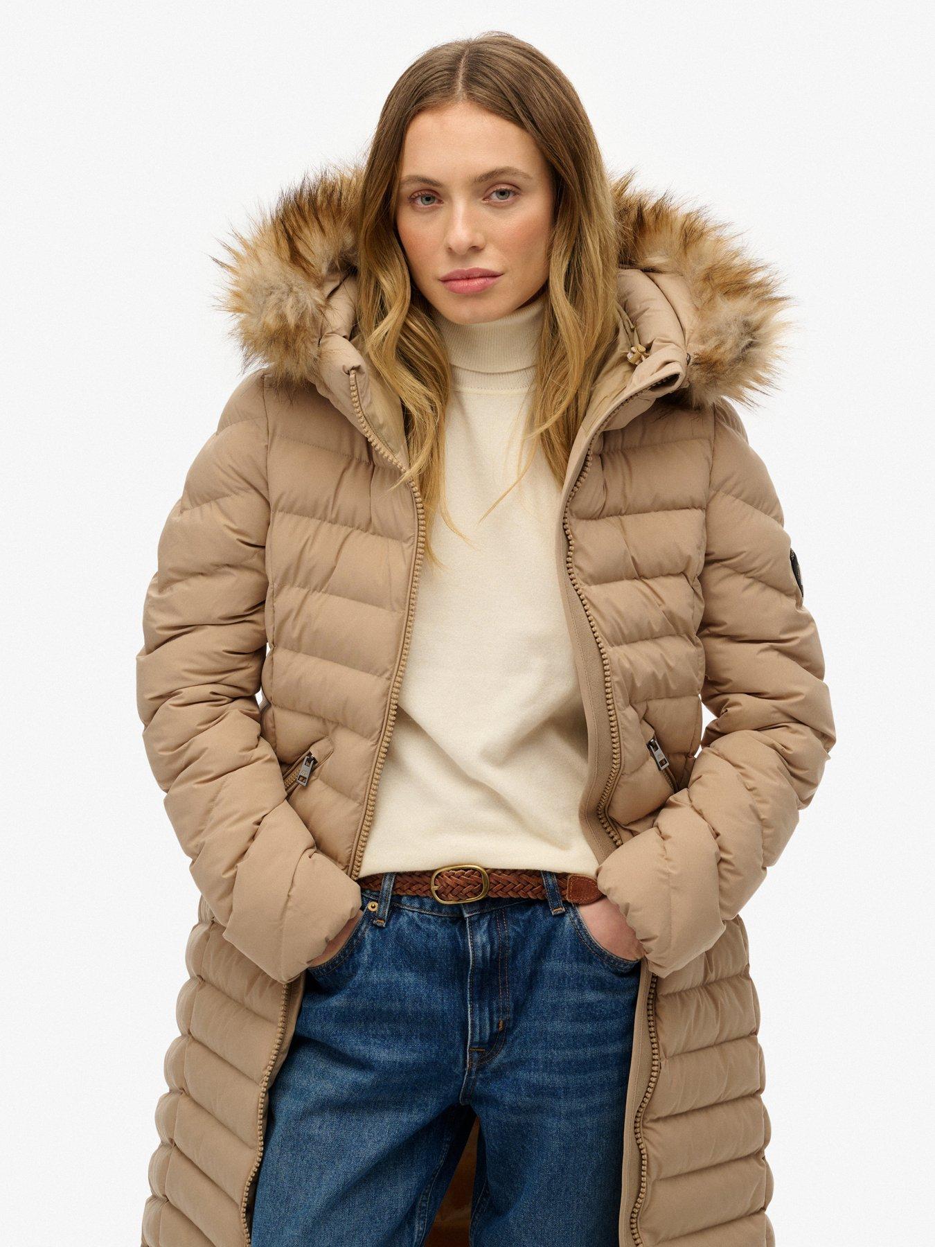 superdry-fuji-faux-fur-hooded-longline-shaker-beige